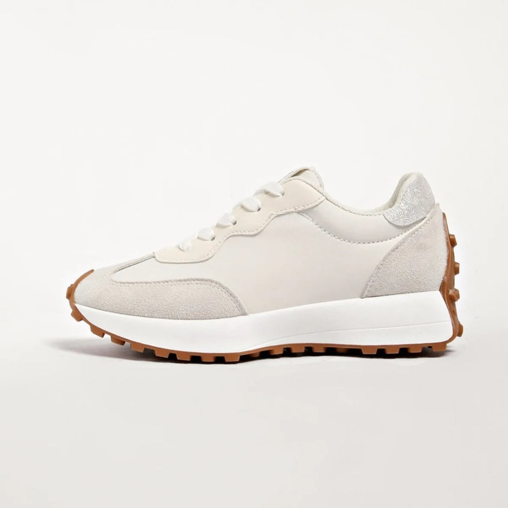 Women Lace Up Platform Sneakers for Autumn Walking