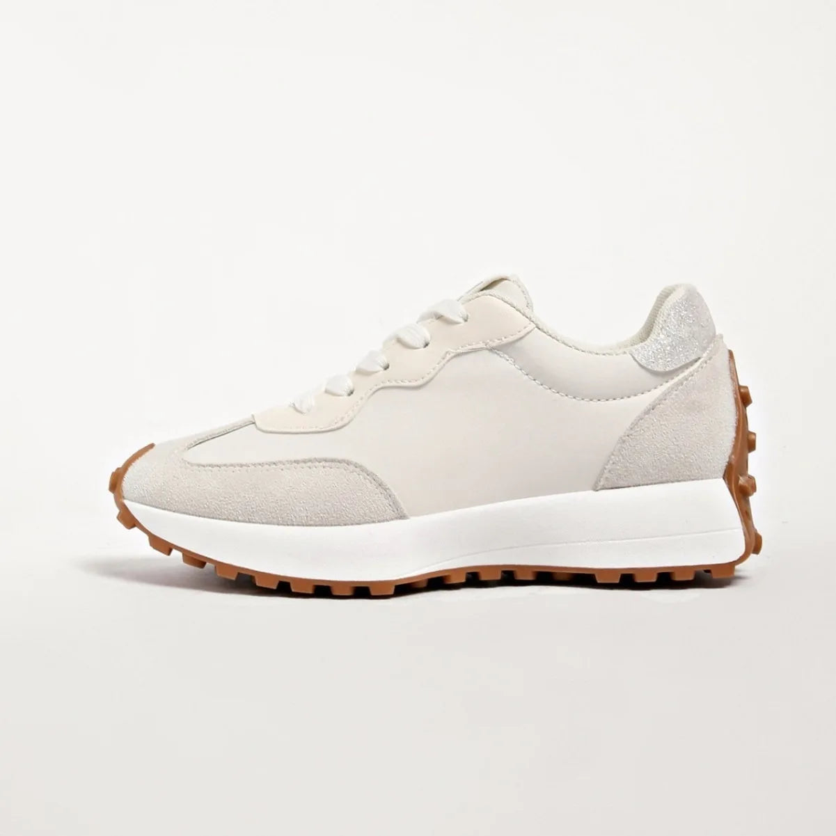 Women Lace Up Platform Sneakers for Autumn Walking