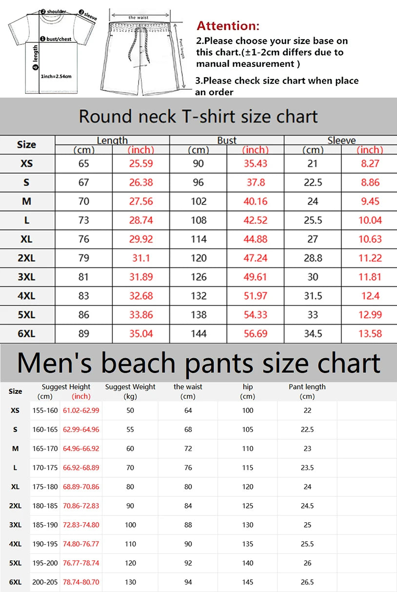 Men's Summer 2025 3D Printed Set - Casual and Comfortable