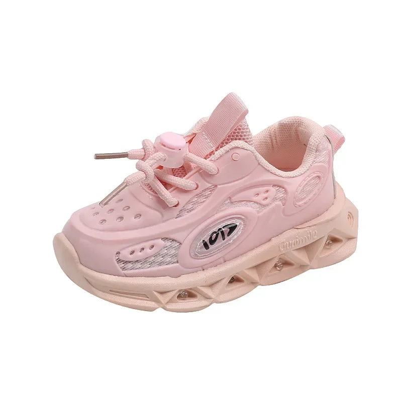 LED Child Trainers for Toddlers 4-6 Years Unisex Sport Shoes