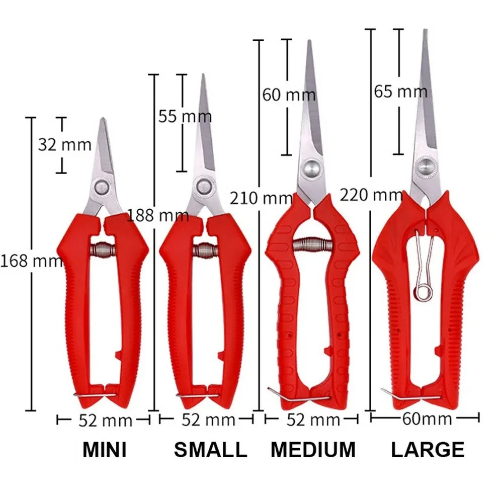 Stainless Steel Garden Pruning Shears for Home Use