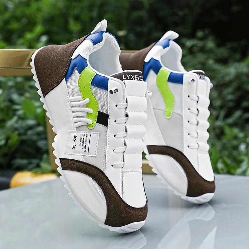 Men's Summer Mesh Breathable Running Sneakers for Outdoor Use