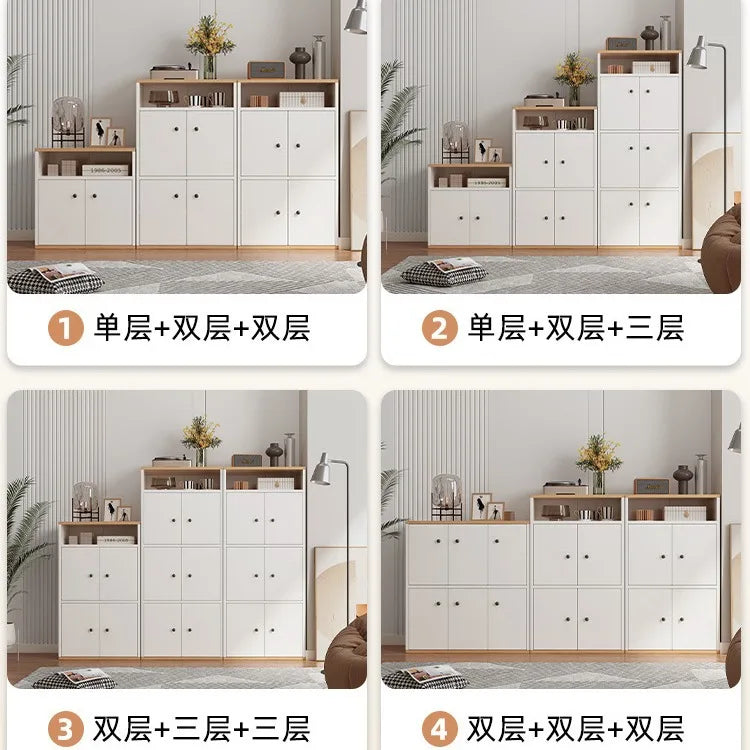 Modern Wooden Living Room Storage Cabinet with Drawers