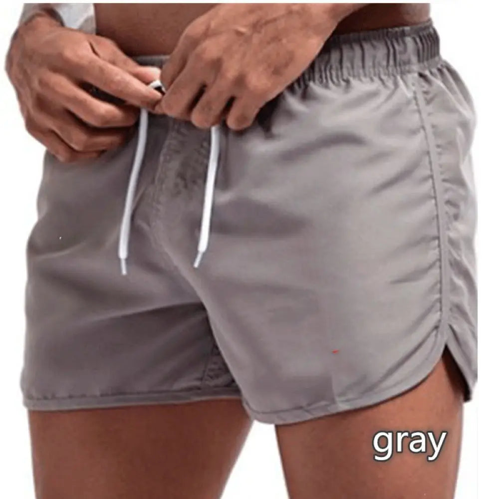 Men's Polyester Swim Shorts for Running and Surfing