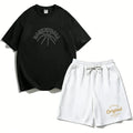 Boys Cotton Basketball Outfit Set for Summer Play