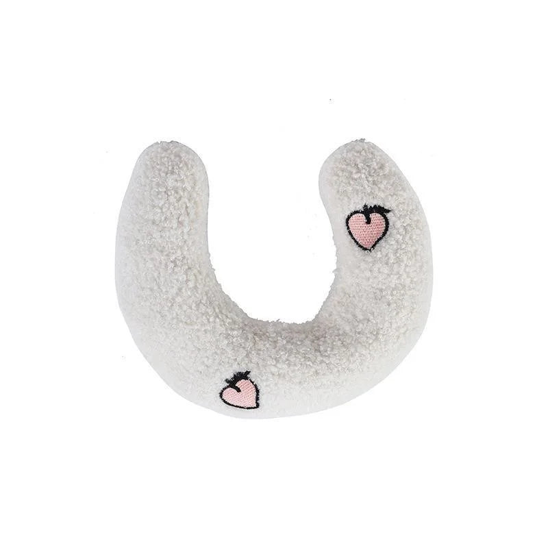 Soft U-shaped Cat Pillow Pet Toy for Cats and Puppies