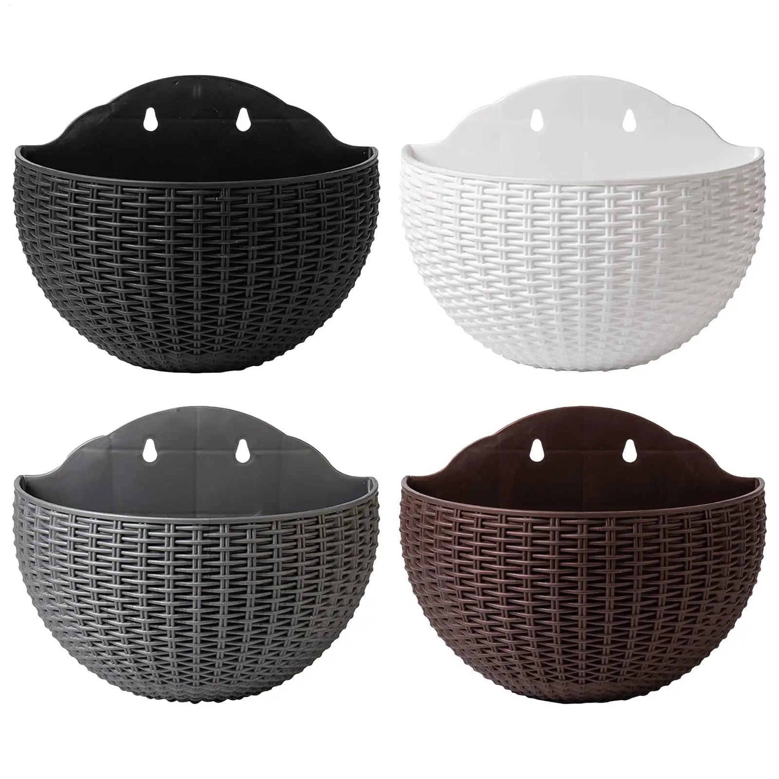 Exquisite Plastic Wall Hanging Flower Pot for Garden Decor