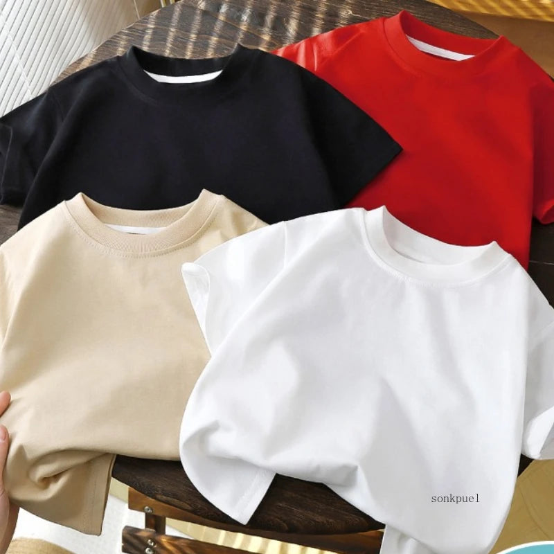 Children's Summer Cotton T-Shirt for Boys and Girls