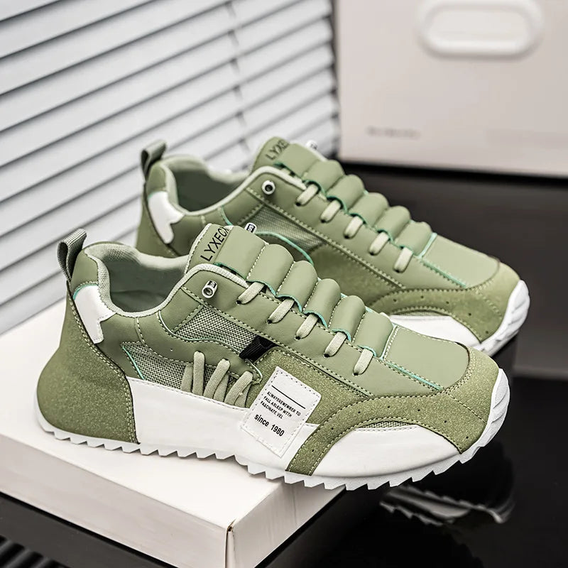 Men's Summer Mesh Breathable Running Sneakers for Outdoor Use