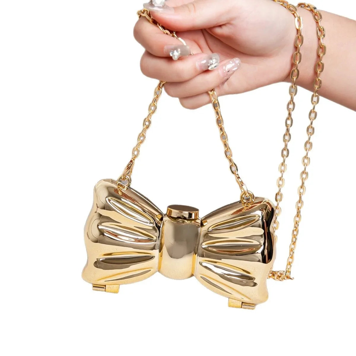 Luxury Acrylic Bow Clutch Bag for Women Evening Events