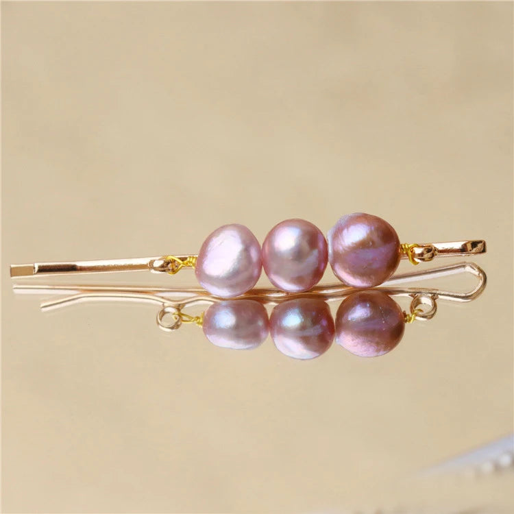 Elegant Freshwater Pearl Hairpins for Women Bridal Accessories