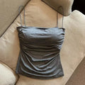 Women's Casual Summer Tank Top with Built-In Bra