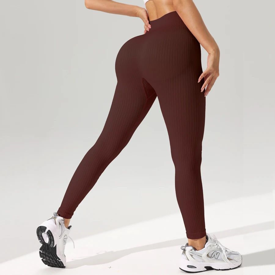 High Waist Tummy Control Seamless Yoga Leggings for Women