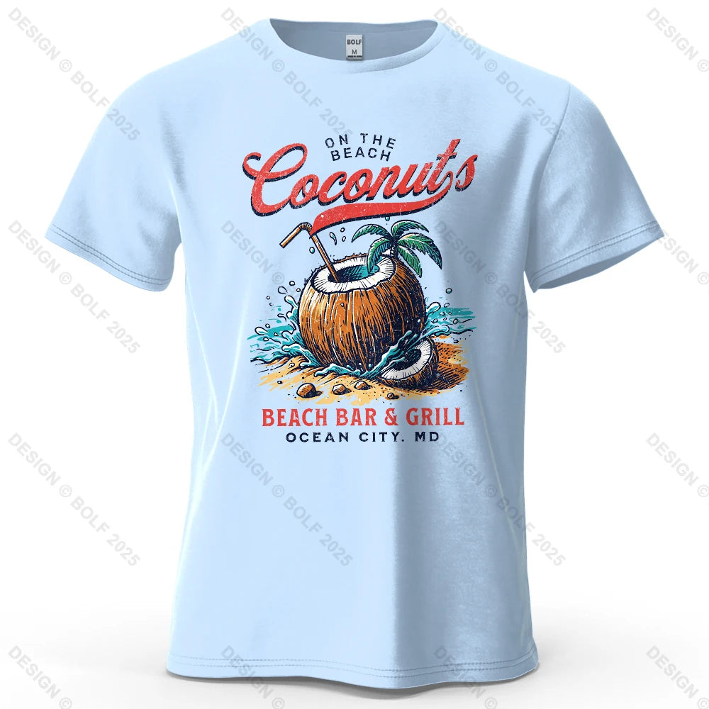Men's Vintage Printed Graphic T-Shirt for Casual Summer Wear