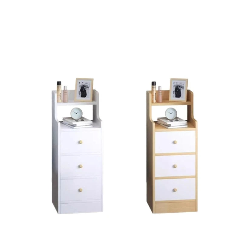 Modern Minimalist Narrow Bedside Table for Bedroom Use
