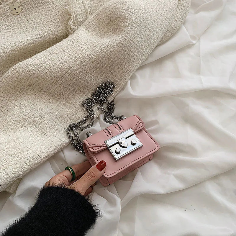 2024 Trend Women Mini Crossbody Chain Purse Handbag