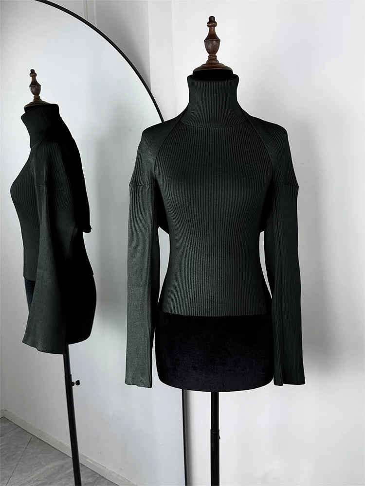 Tornova Hollow Out Knit Sweater Set for Women