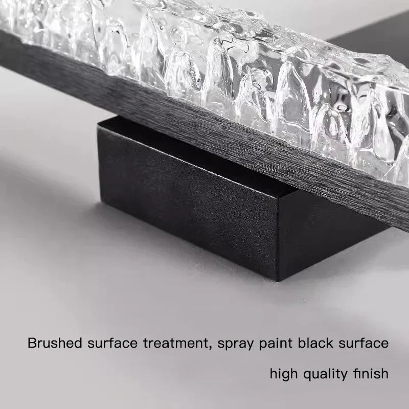 Luxury Black Modern Ceiling Lamp with Remote Control