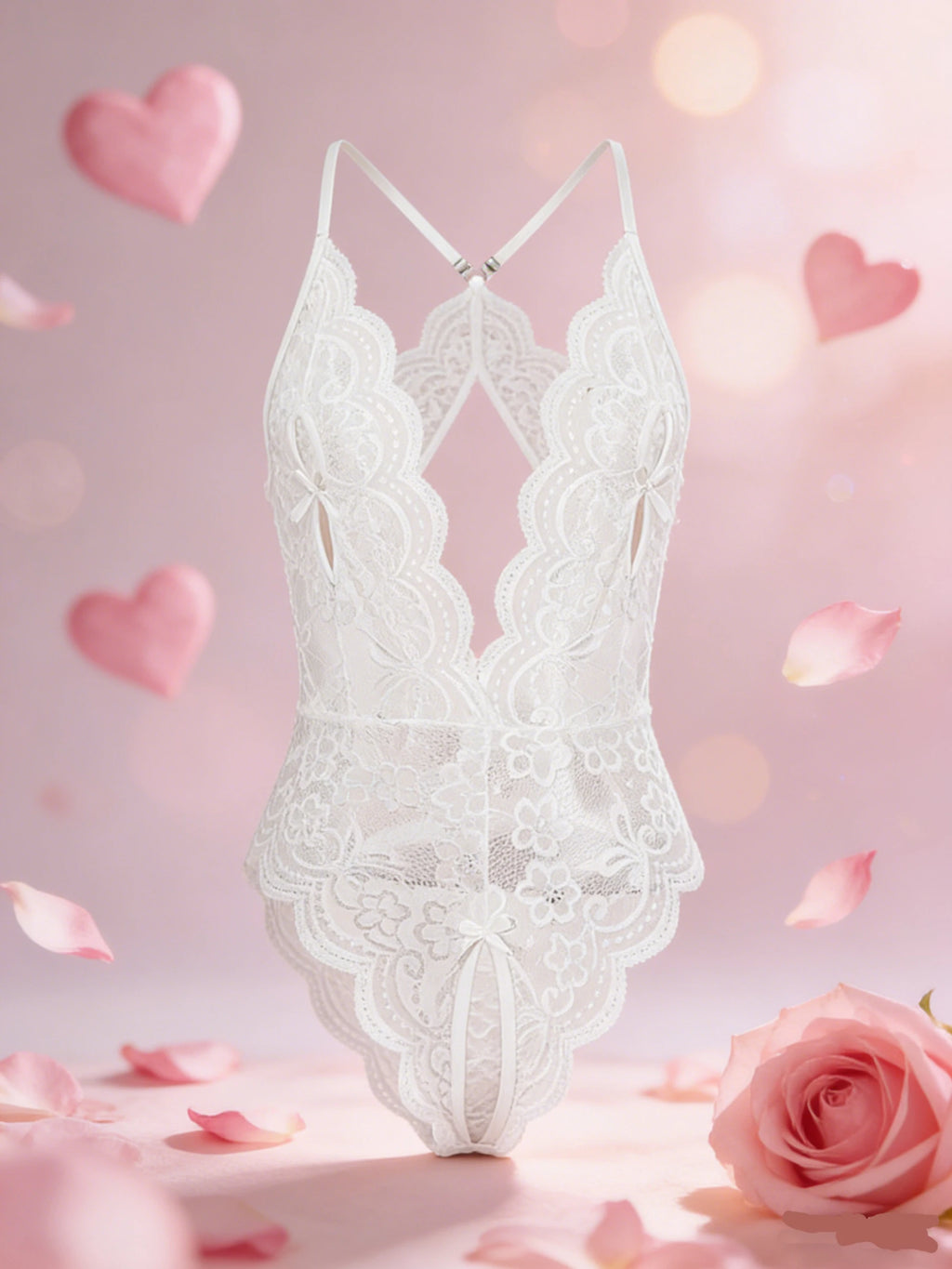 Crotchless Bodysuit Lingerie for Women by LQYCSX
