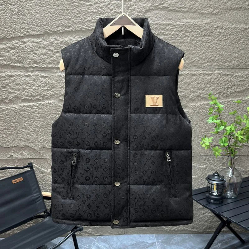 Men's autumn and winter trendy vest warm jacket foreign fashion