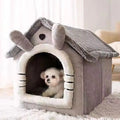 Bunny-Style Cozy Cave Bed for Cats Made with Arctic Cashmere