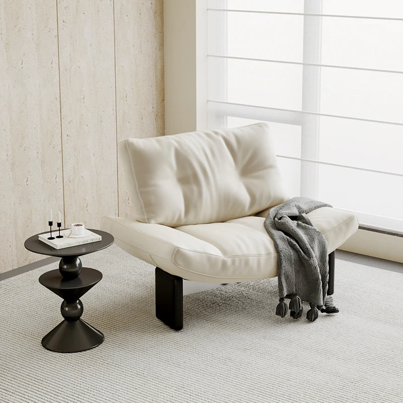 Leather Minimalist Modern Living Room Sofa by XMSJ