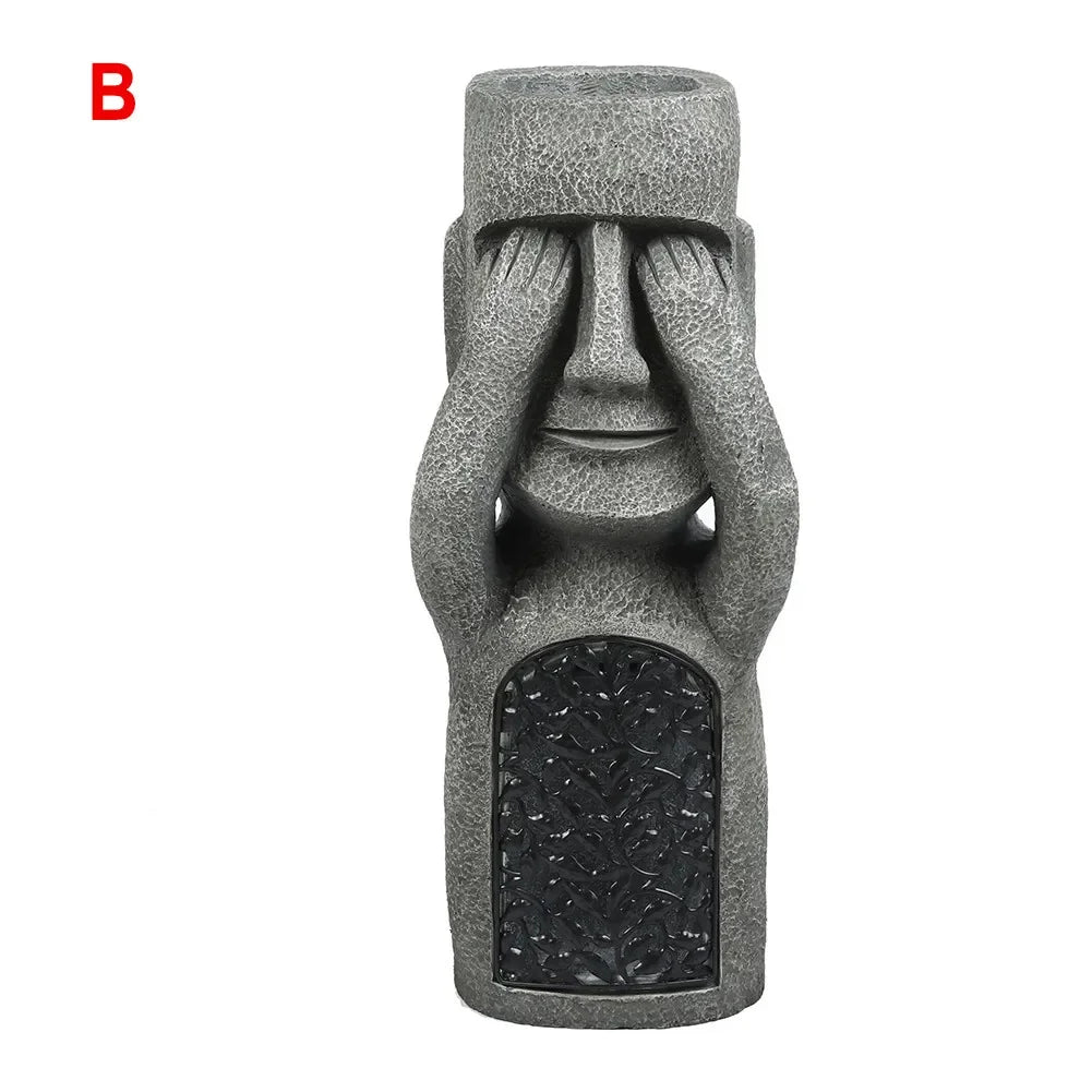 Easter Island Resin Statues for Garden Decoration