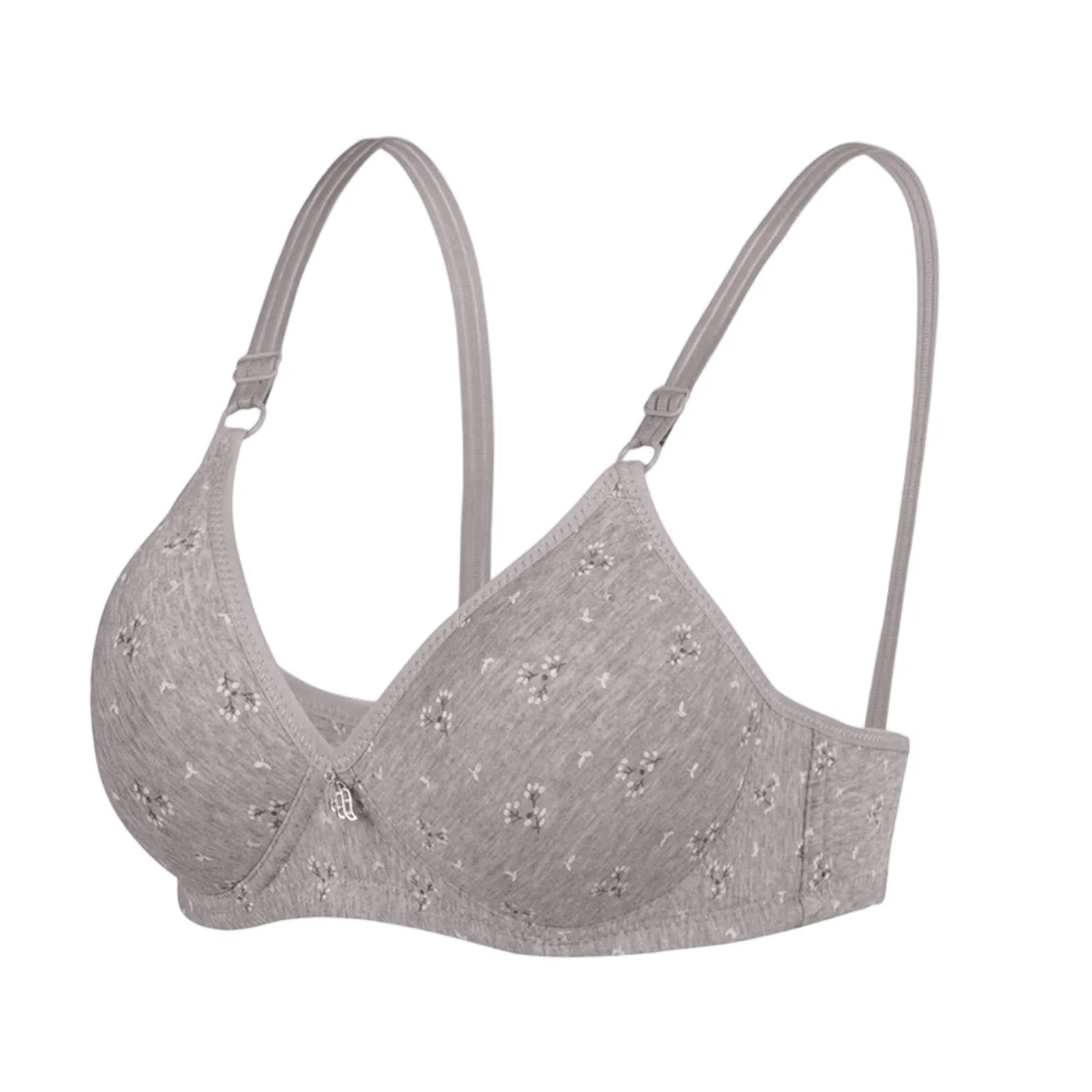 MALEY LifeStyle Women's Seamless Cotton Bra with Half Cup Design