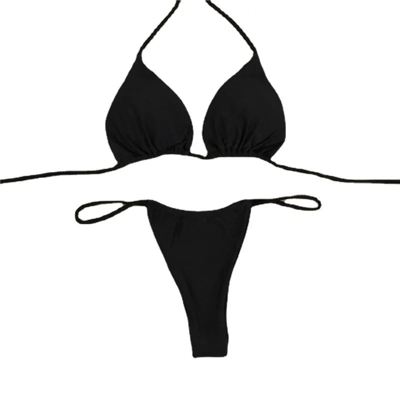 Women's Bandage Style Polyester Bikini Swimsuit