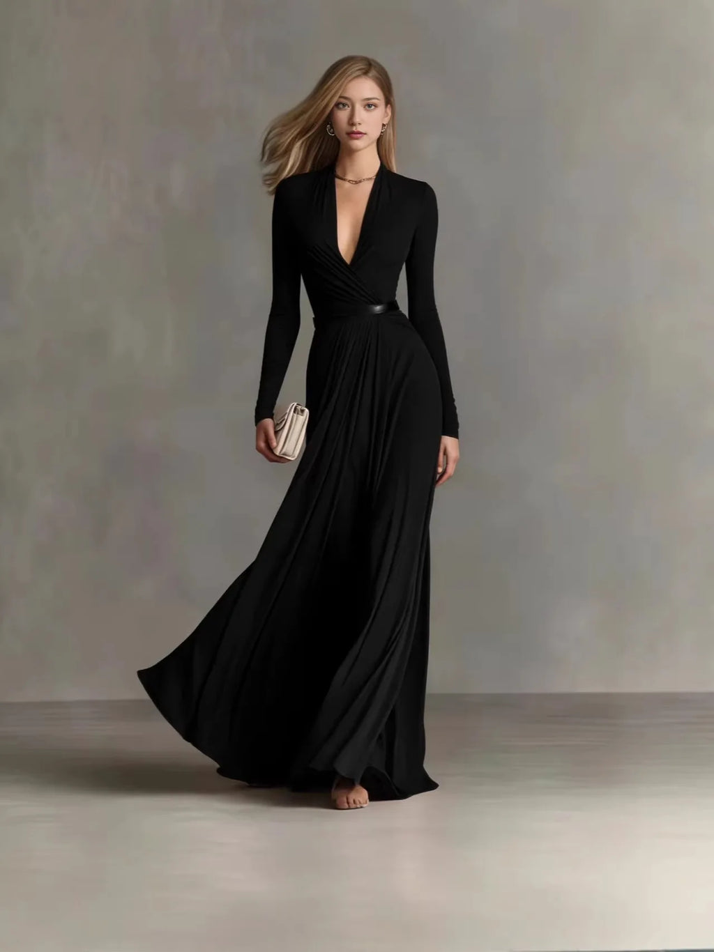 Elegant Women's Fashion Dress for Summer 2026 in Black
