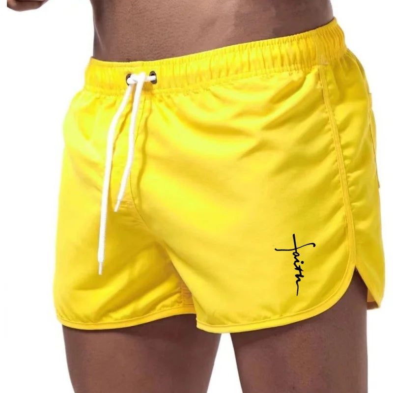 Men'S Swimming Shorts Surfing Swimwear Beach Pants Water Sports Men'S Clothing Quick Dry Comfortable Fit Summer Active Wear