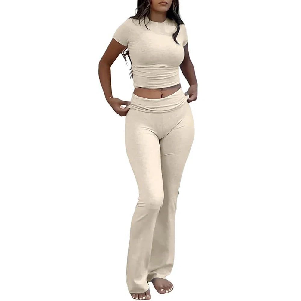 High Stretch Cotton Lounge Wear Set for Women