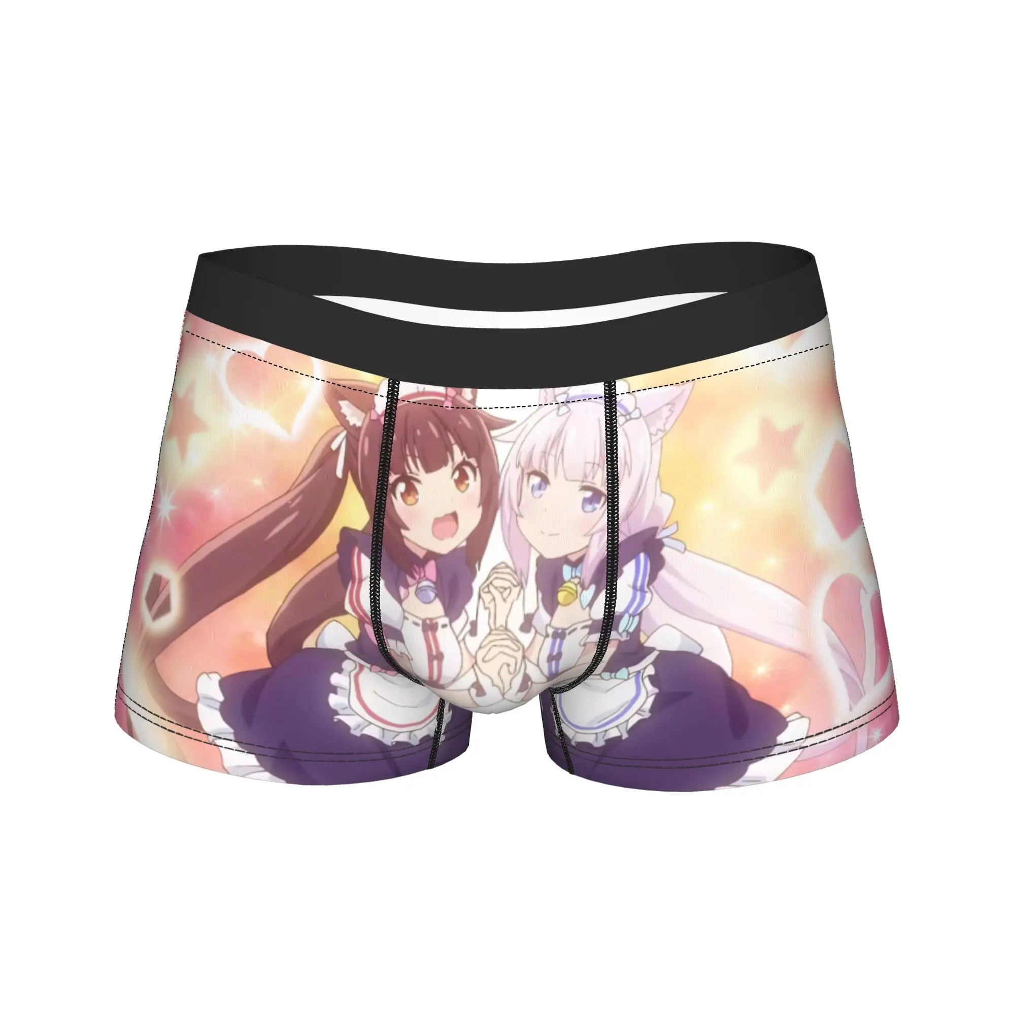 Men's Funny Cartoon Boxer Shorts Breathable Polyester Underwear