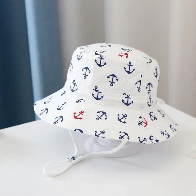 Cotton Fisherman Hat for Baby Girls and Boys 1-3 Years