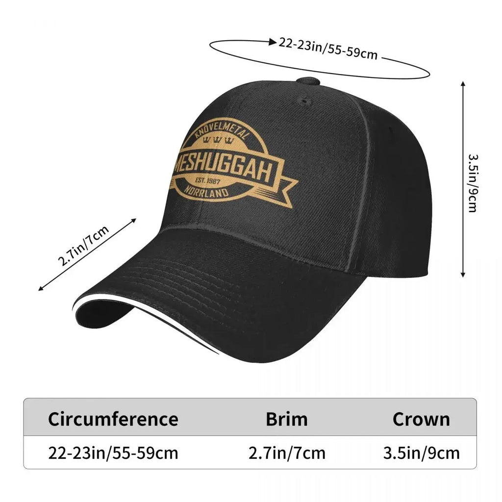 Meshuggah - 'Crest' 2  Men Golf Hat  For Women Baseball  For Men Man Hat Baseball Caps