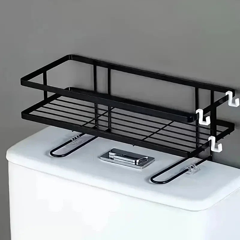 Metal Over The Toilet Storage Shelf Organizer for Bathrooms