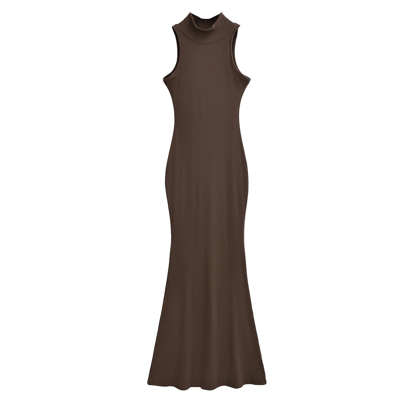 Elegant Turtleneck Knitted Bodycon Dress for Women