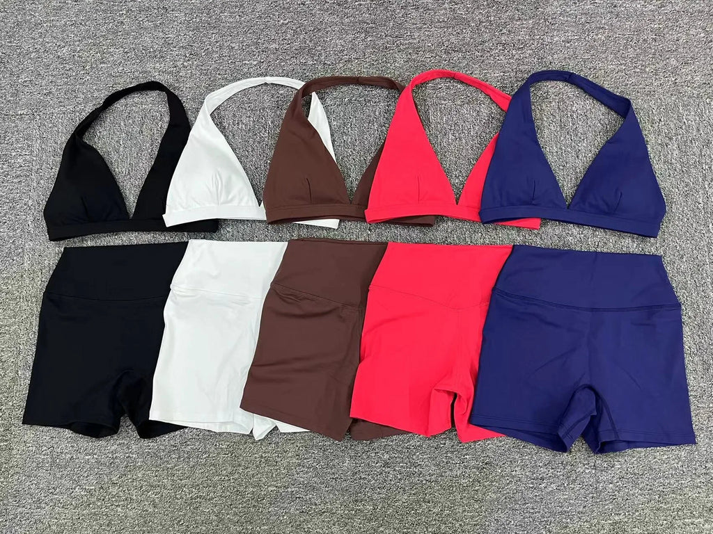 Quick Dry Seamless Sports Bra and Leggings for Women