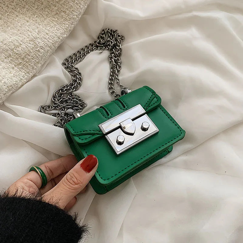 2024 Trend Women Mini Crossbody Chain Purse Handbag