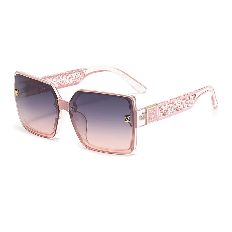 Stylish Square Oversize Sunglasses for Unisex Casual Wear