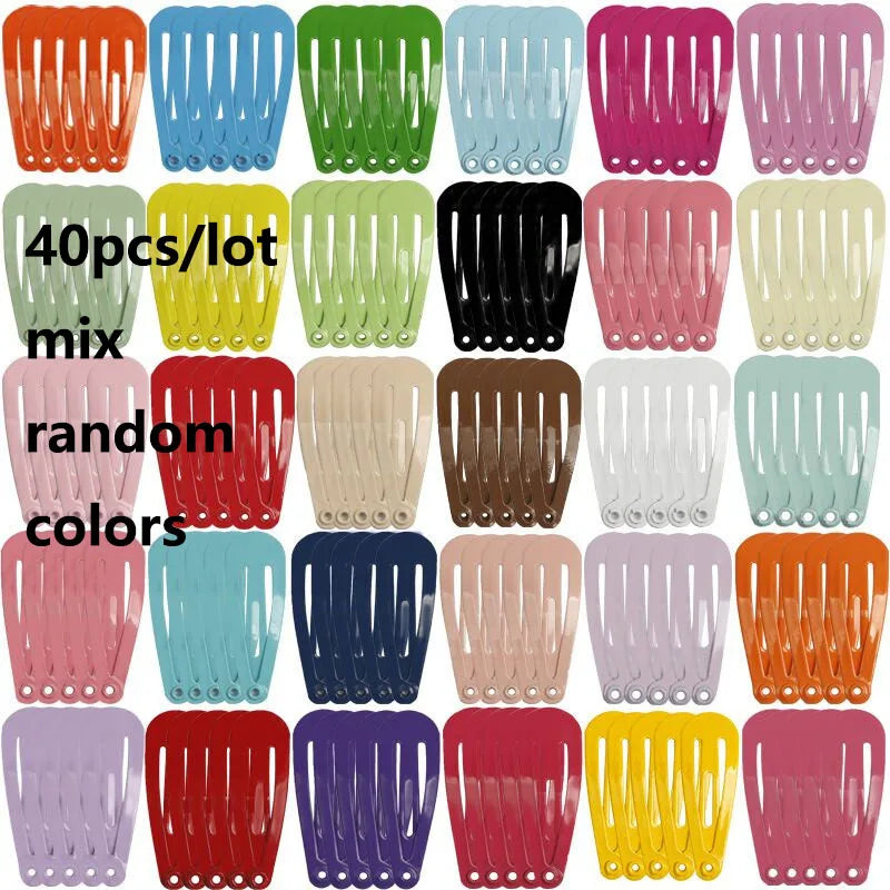 Cute Cartoon Hairpins for Girls 40Pcs Alloy Accessories