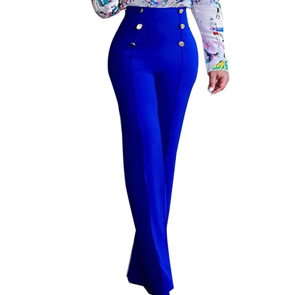 Women High Waist Wide Leg Pants for Casual Autumn Wear