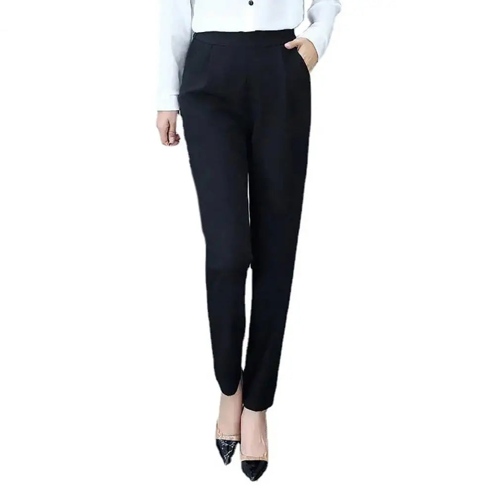 High Waist Polyester Suit Pants for Women by MALEY LifeStyle