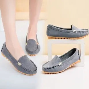 Women Casual Denim Flat Loafers for Spring Autumn 2024