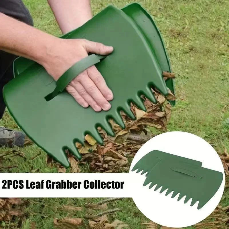 Plastic Gardening Rake for Collecting Leaves and Debris