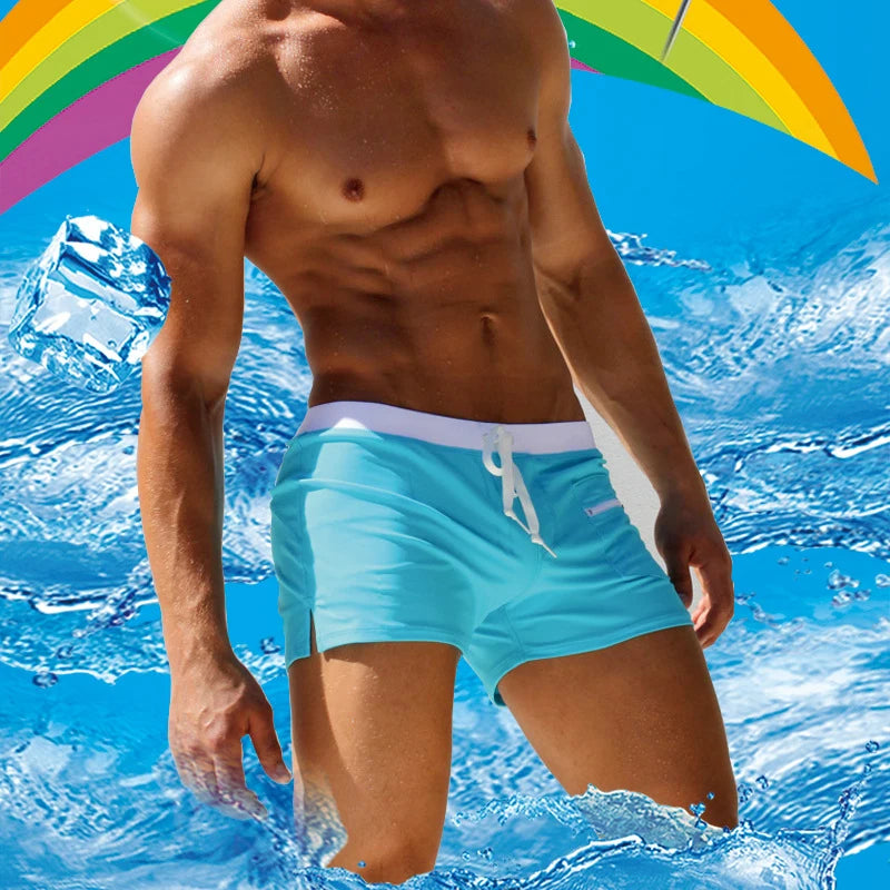 LETSNAGOU Men's Polyester Beach Board Shorts for Summer