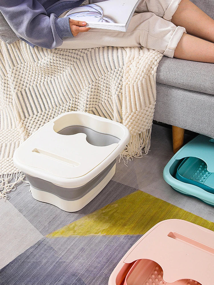 Foldable Massage Footbath Bucket for Relaxation and Care