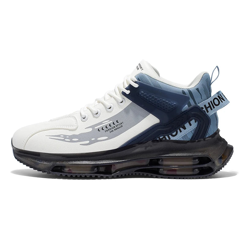 Men's Breathable Leather Sports Shoes for Outdoor Activities