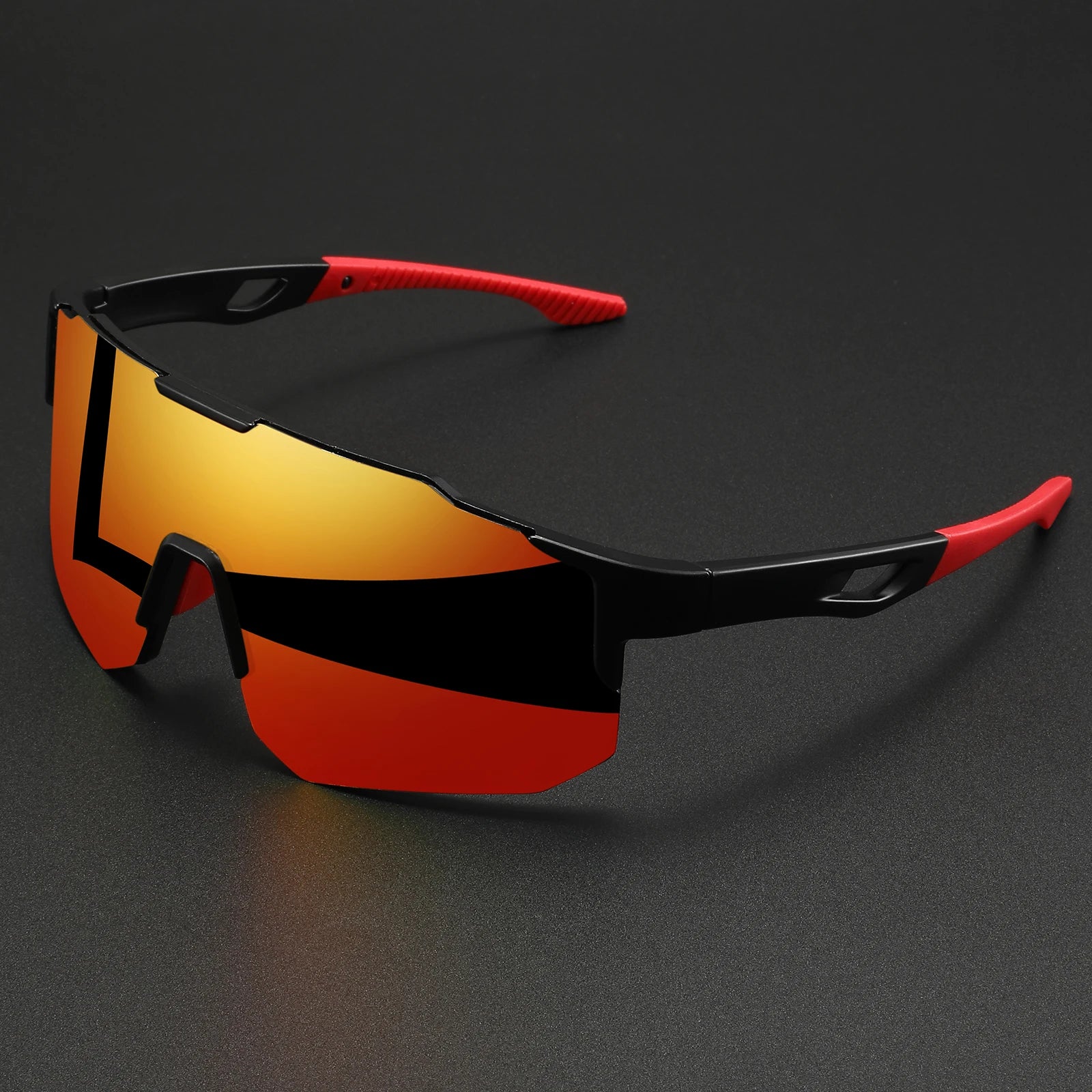 Colorful Oversized Sports Sunglasses for Outdoor Activities