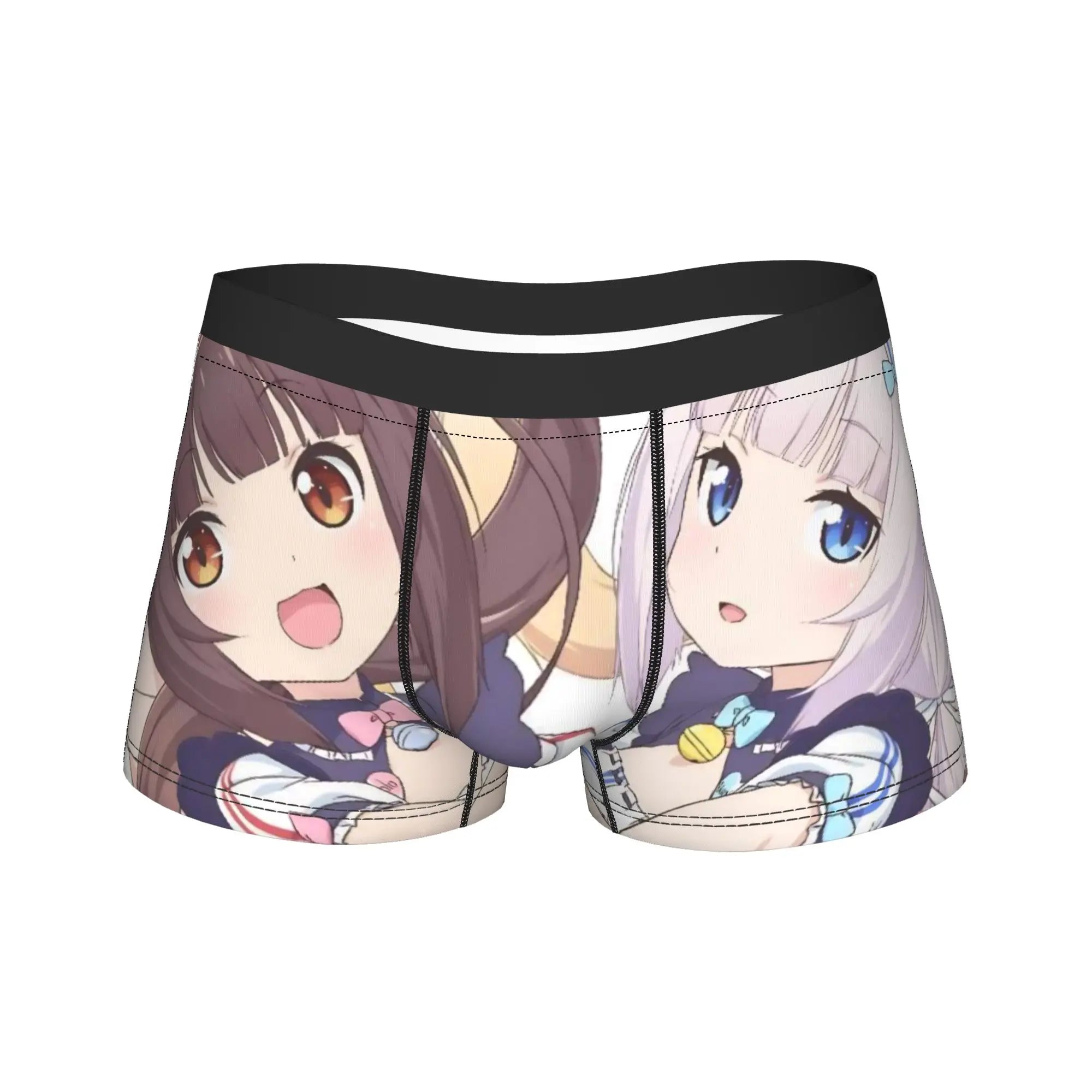 Men's Funny Cartoon Boxer Shorts Breathable Polyester Underwear